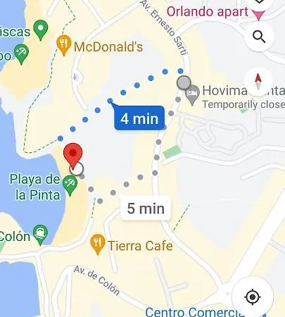 Lägenhetshotell Ocean View Apartment, Costa Adeje,tenerife